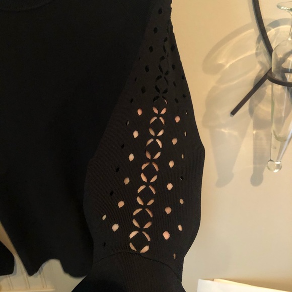 Elie Tahari fine gauge merino sweater - Picture 7 of 9